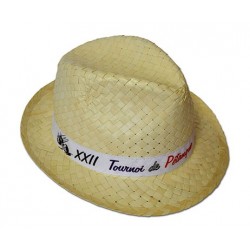 Sombrero de paja Tirolés claro
